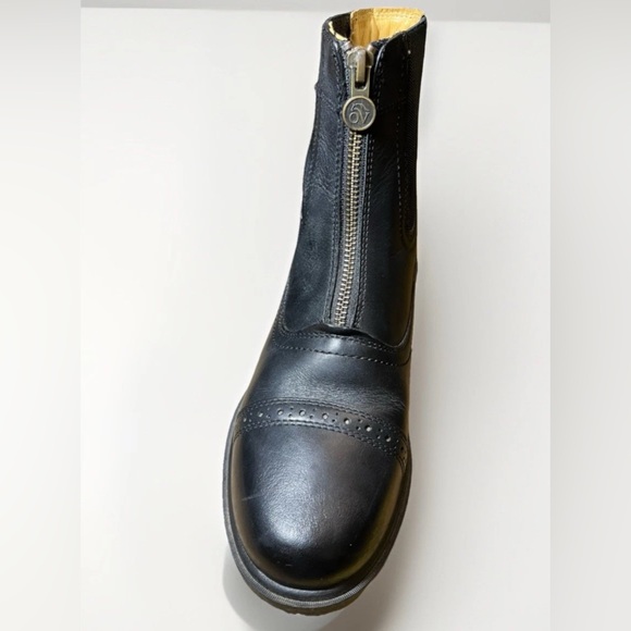 Ovation Women's Tuscany Zip Front Paddock Boot - Black Size 9 EUC - Picture 8 of 12